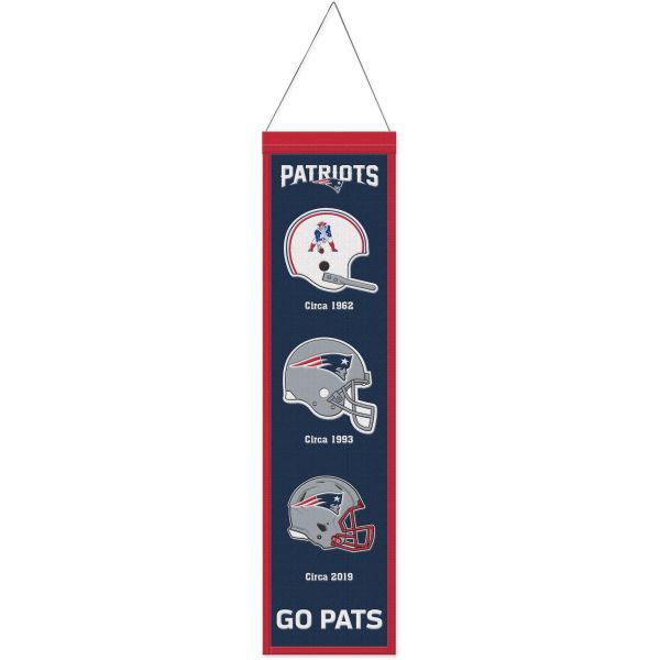 New England Patriots Evolution Wool Banner New England Patriots Evolution Wool Banner