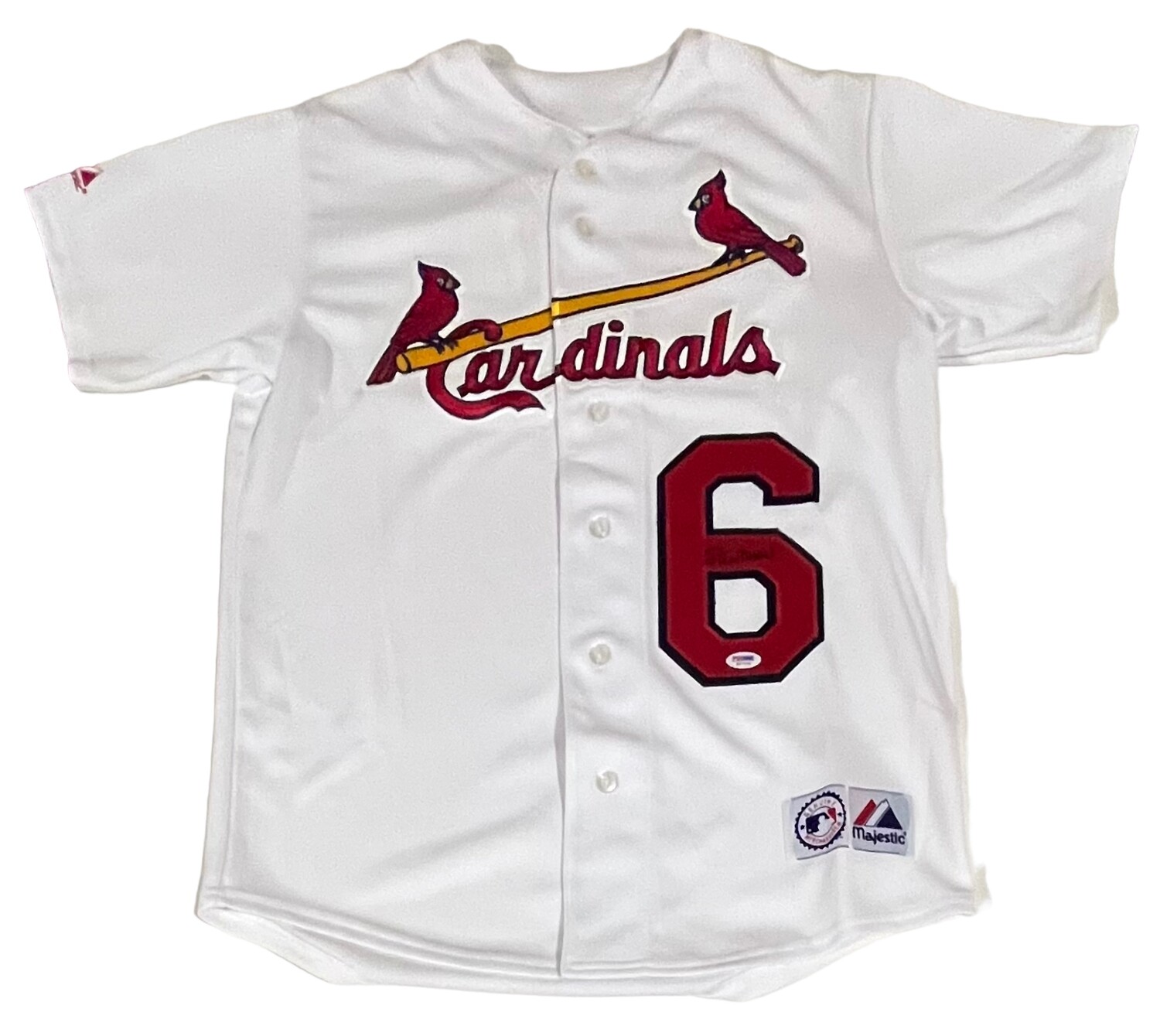 St. Louis Pro Style Stan Musial Autographed Jersey St. Louis Pro Style Stan Musial Autographed Jersey