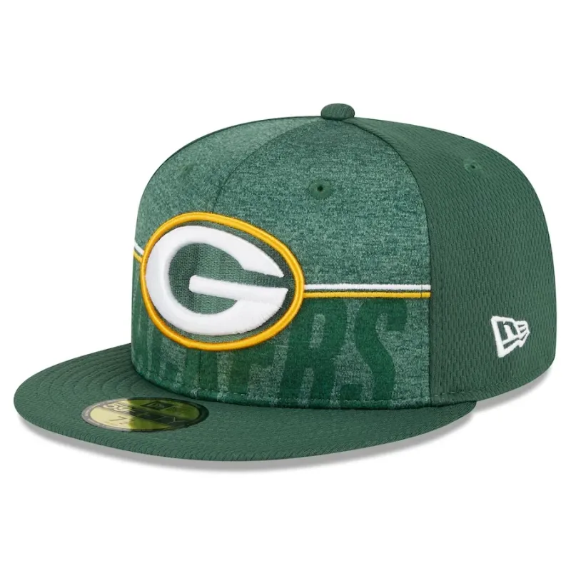 Green Bay Packers Men’s New Era Green NFL Training Camp 59FIFTY Fitted Hat Green Bay Packers Men’s New Era Green NFL Training Camp 59FIFTY Fitted Hat