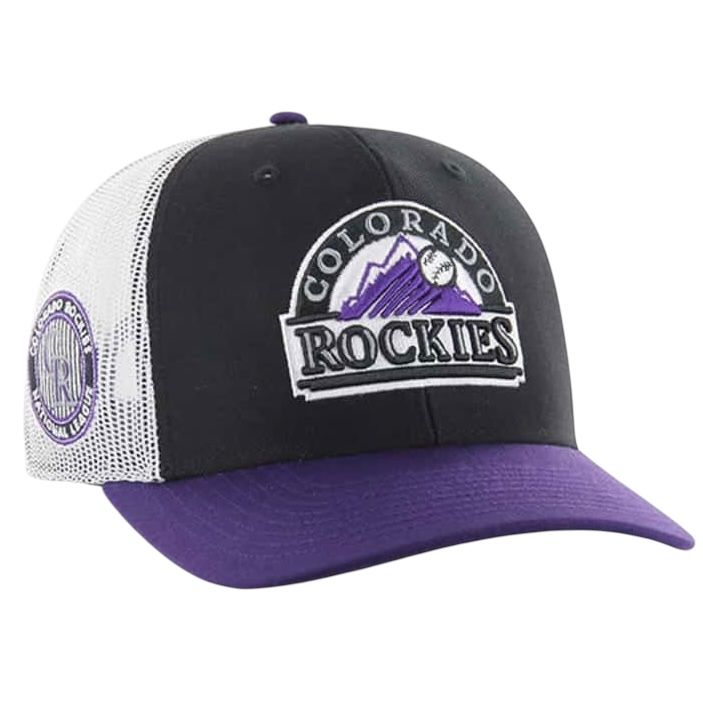 Colorado Rockies Men's Cooperstown Sidenote 47 Trucker Adjustable Hat