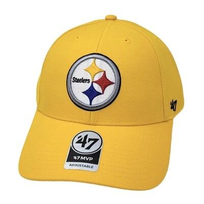 Pittsburgh Steelers Men's 47 Brand MVP Adjustable Hat