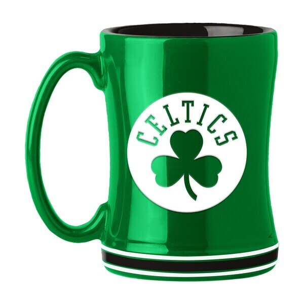Boston Celtics 14oz Relief Coffee Mug