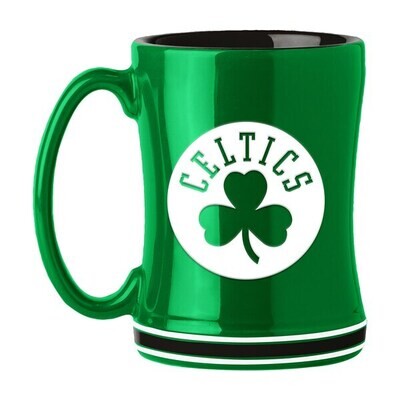 Boston Celtics 14oz Relief Coffee Mug