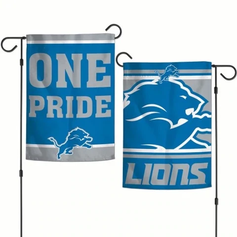 Detroit Lions 12.5" x 18" Premium 2-Sided Garden Flag