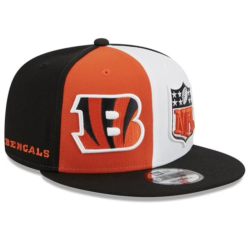 Cincinnati Bengals Men’s New Era Orange/Black Sideline 9FIFTY Snapback Hat