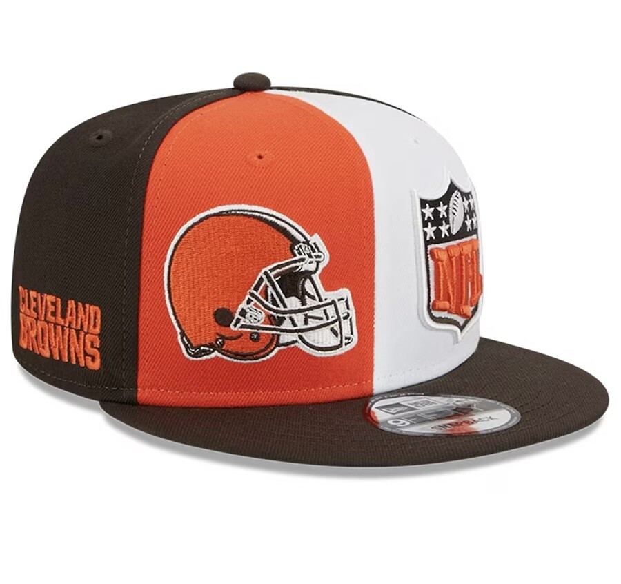 Cleveland Browns Men’s New Era Orange/Brown Sideline 9FIFTY Snapback Hat Cleveland Browns Men’s New Era Orange/Brown Sideline 9FIFTY Snapback Hat