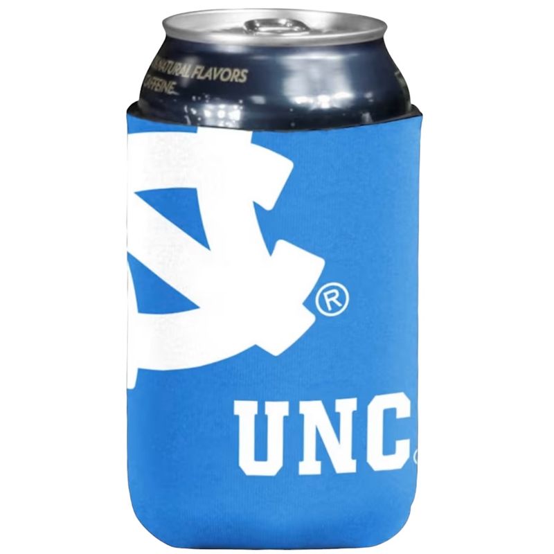 North Carolina Tar Heels Oversized Logo 12 Ounce Can Cooler Koozie