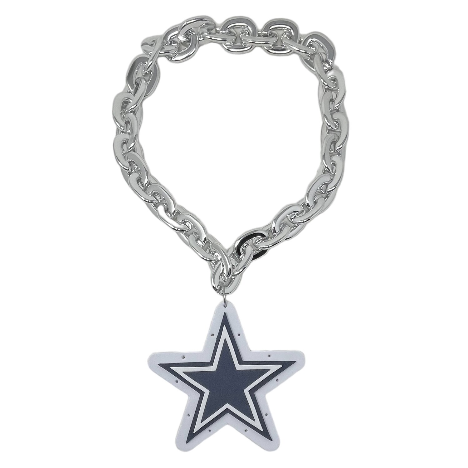 Dallas Cowboys 10” Fan Chain 3D Light Up Foam Necklace Dallas Cowboys 10” Fan Chain 3D Light Up Foam Necklace