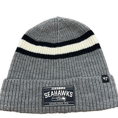 Seattle Seahawks Men’s 47 Toque Grey Cuff Knit Hat