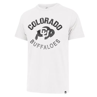 Colorado Buffaloes Men's 47 Brand White Wash Lock Down Franklin T-Shirt Colorado Buffaloes Men's 47 Brand White Wash Lock Down Franklin T-Shirt