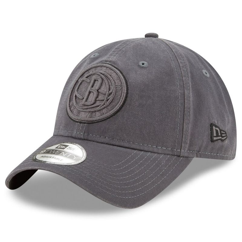Brooklyn Nets Men's Graphite New Era 9Twenty Adjustable Hat