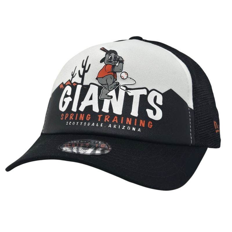 San Francisco Giants Youth New Era Trucker 9FORTY Adjustable Hat