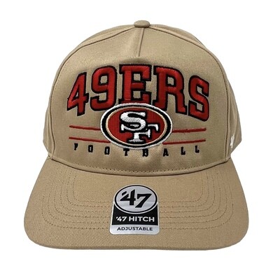San Francisco 49ers Men’s Khaki 47 Hitch Snapback Hat San Francisco 49ers Men’s Khaki 47 Hitch Snapback Hat