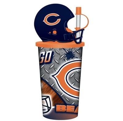 Chicago Bears 32oz Reusable Drinking Helmet Cup Chicago Bears 32oz Reusable Drinking Helmet Cup