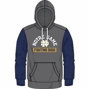 Notre Dame Fighting Irish Men’s Fanatics Color Block Pullover Hoodie Notre Dame Fighting Irish Men’s Fanatics Color Block Pullover Hoodie