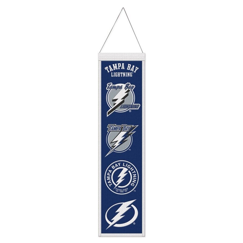 Tampa Bay Lightning 8 Tampa Bay Lightning 8" x 32" Heritage Banner