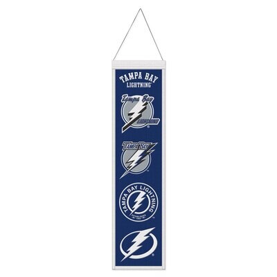 Tampa Bay Lightning 8 Tampa Bay Lightning 8" x 32" Heritage Banner