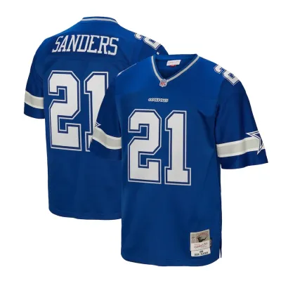 Dallas Cowboys Deion Sanders 1996 Navy Blue Mitchell & Ness Men's Legacy Jersey