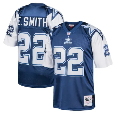 Dallas Cowboys Emmitt Smith 1995 Blue Men's Mitchell & Ness Legacy Jersey