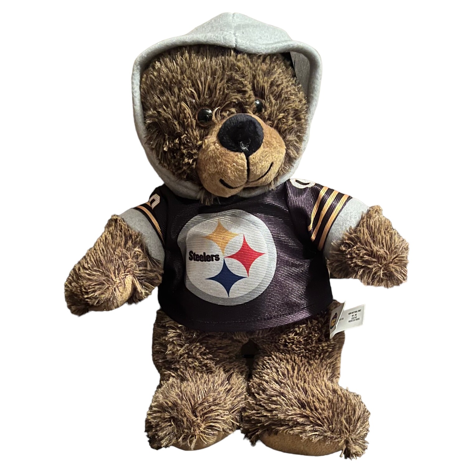 Pittsburgh Steelers 12” Jersey Hoodie Teddy Bear Pittsburgh Steelers 12” Jersey Hoodie Teddy Bear