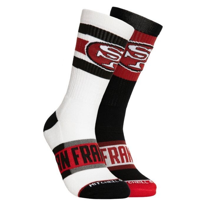 San Francisco 49ers Men’s Hail Mary Crew Socks San Francisco 49ers Men’s Hail Mary Crew Socks