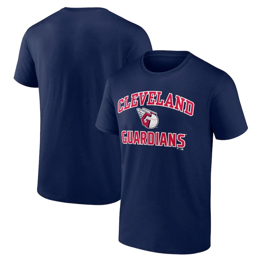 Cleveland Guardians Men’s Fanatics Branded Navy Heart & Soul T-Shirt Cleveland Guardians Men’s Fanatics Branded Navy Heart & Soul T-Shirt