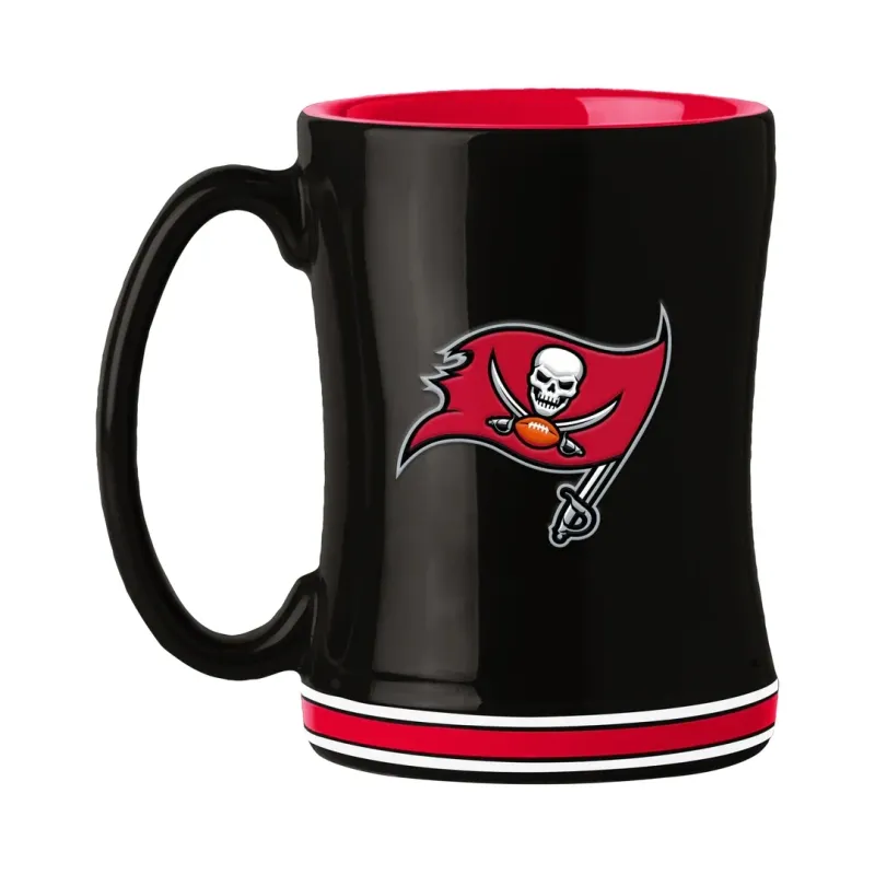 Tampa Bay Buccaneers 14oz Relief Coffee Mug Tampa Bay Buccaneers 14oz Relief Coffee Mug