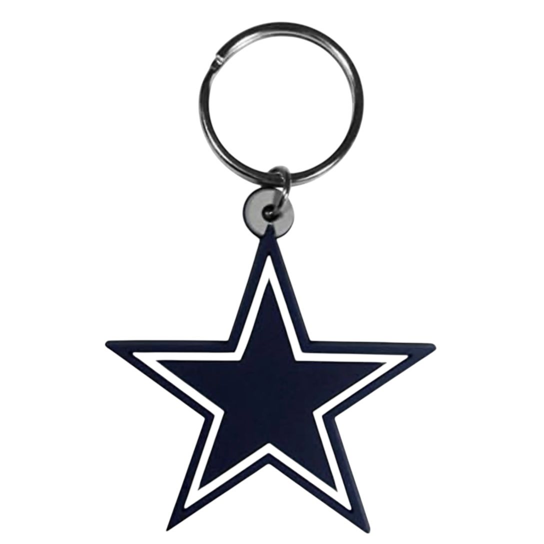 Dallas Cowboys Flex Rubber Keychain Dallas Cowboys Flex Rubber Keychain