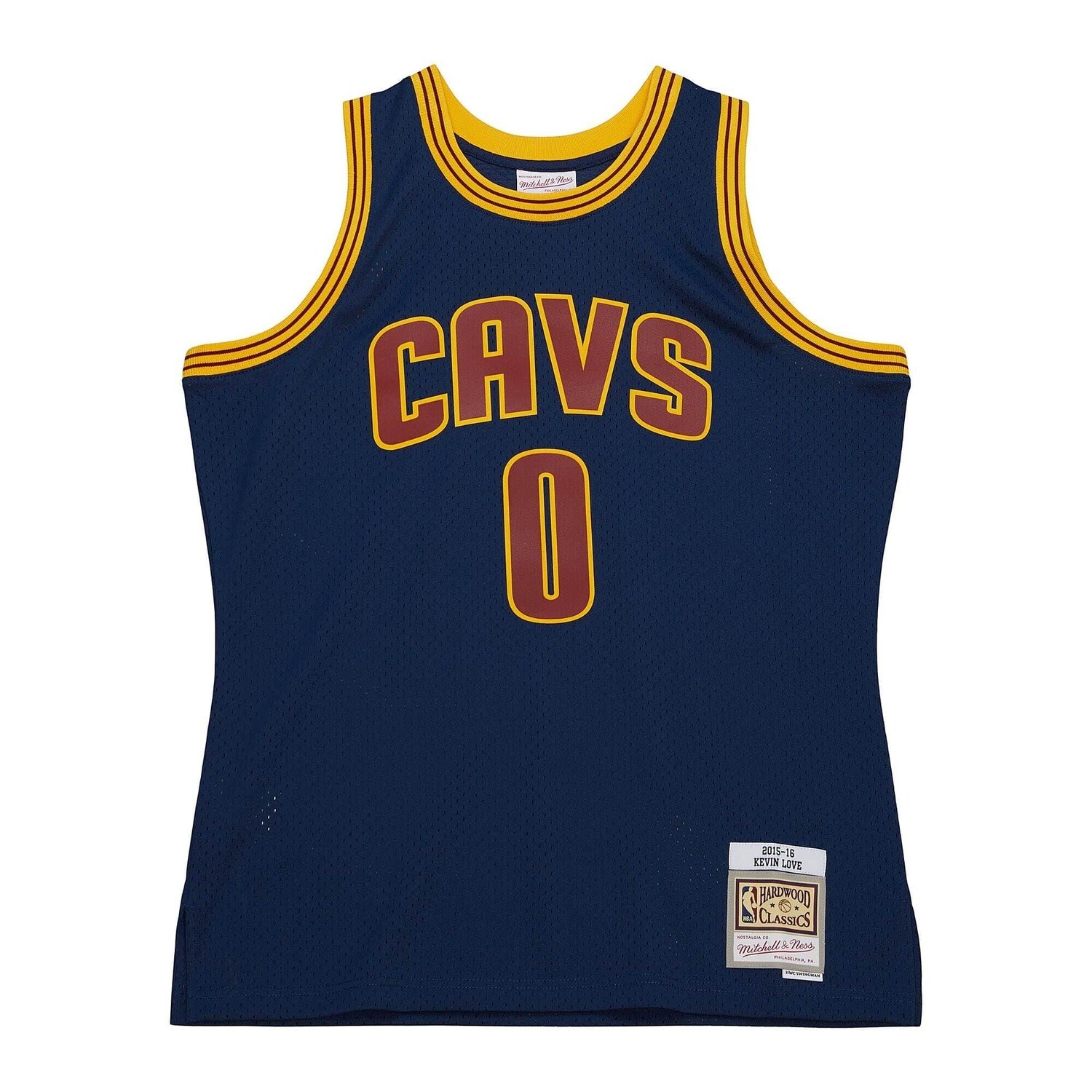 Cleveland Cavaliers Kevin Love 2015-16 Men's Navy Blue Mitchell & Ness Swingman Jersey