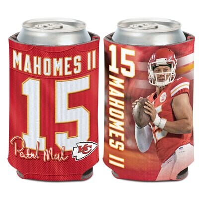 Kansas City Chiefs Patrick Mahomes 12 Ounce Can Cooler Koozie