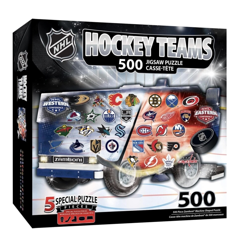 NHL Teams 500 Piece Zamboni Jigsaw Puzzle