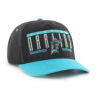 Florida Marlins Men’s Black 47 Brand Hitch Cooperstown Adjustable Hat Florida Marlins Men’s Black 47 Brand Hitch Cooperstown Adjustable Hat