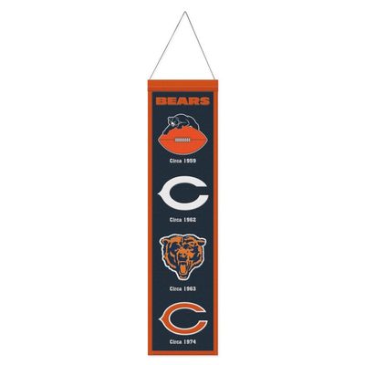 Chicago Bears 8” x 32” Heritage Banner