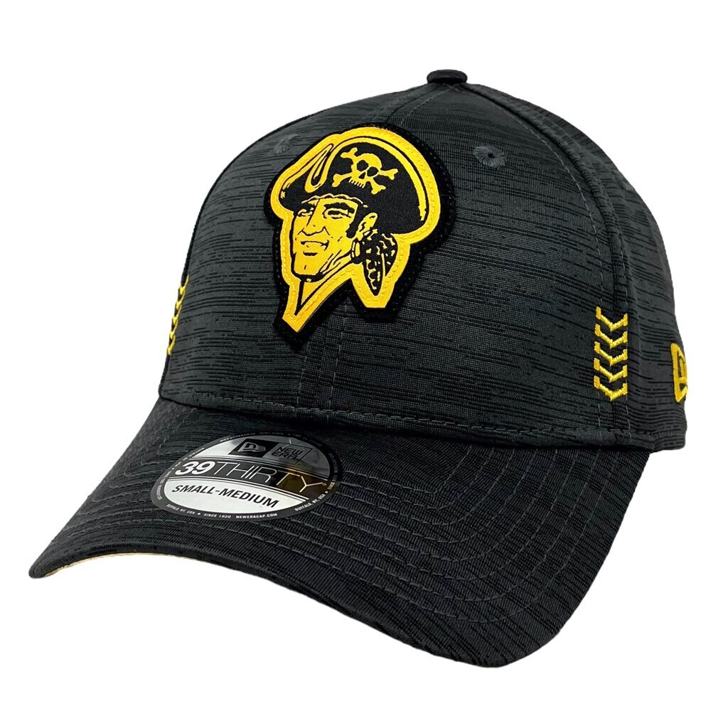 Pittsburgh Pirates Men’s New Era Grey Heather Clubhouse 39THIRTY Flex Fit Hat