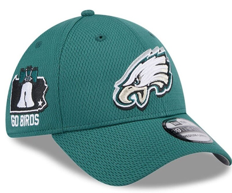 Philadelphia Eagles Men’s Green New Era NFL Draft 39Thirty Fitted Hat