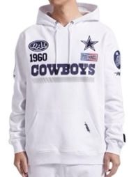 Dallas Cowboys Men's White Pro Standard Fast Lane Hoodie