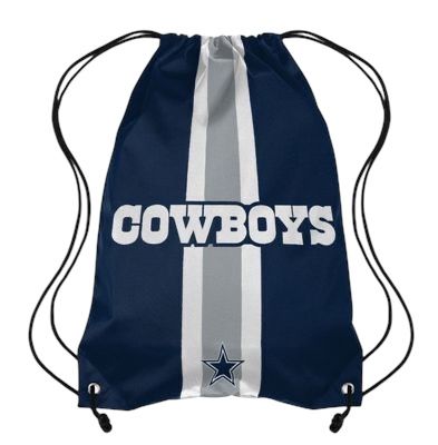 Dallas Cowboys Striped Drawstring Backpack