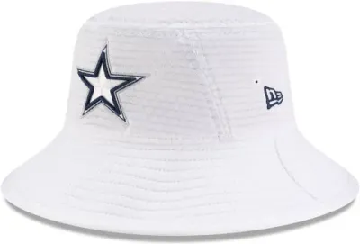 Dallas Cowboys Men’s New Era White NFL Training Camp Bucket Hat