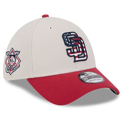 San Diego Padres Men's New Era 39Thirty 4th of July Flex Fit Hat
