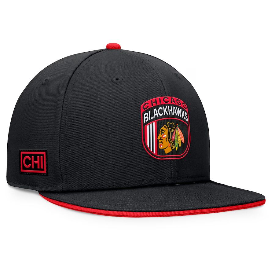 Chicago Blackhawks Men’s Fanatics NHL Draft Snapback Hat