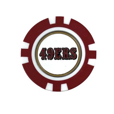 San Francisco 49ers Golf Ball Marker Poker Chip San Francisco 49ers Golf Ball Marker Poker Chip