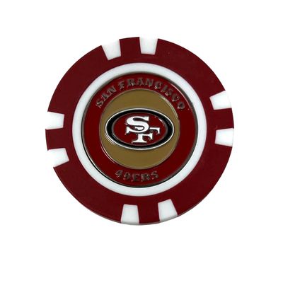 San Francisco 49ers Golf Ball Marker Poker Chip