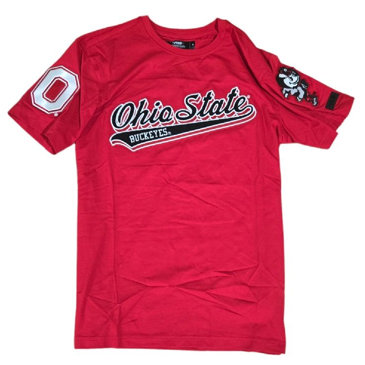 Ohio State Buckeyes Men's Red Pro Standard T-Shirt Ohio State Buckeyes Men's Red Pro Standard T-Shirt
