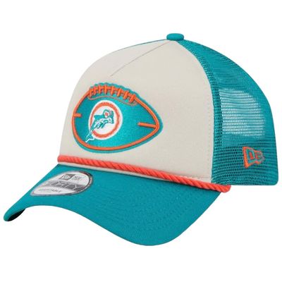 Miami Dolphins Men’s Historic Sideline New Era 9Forty A-Frame Snapback Hat