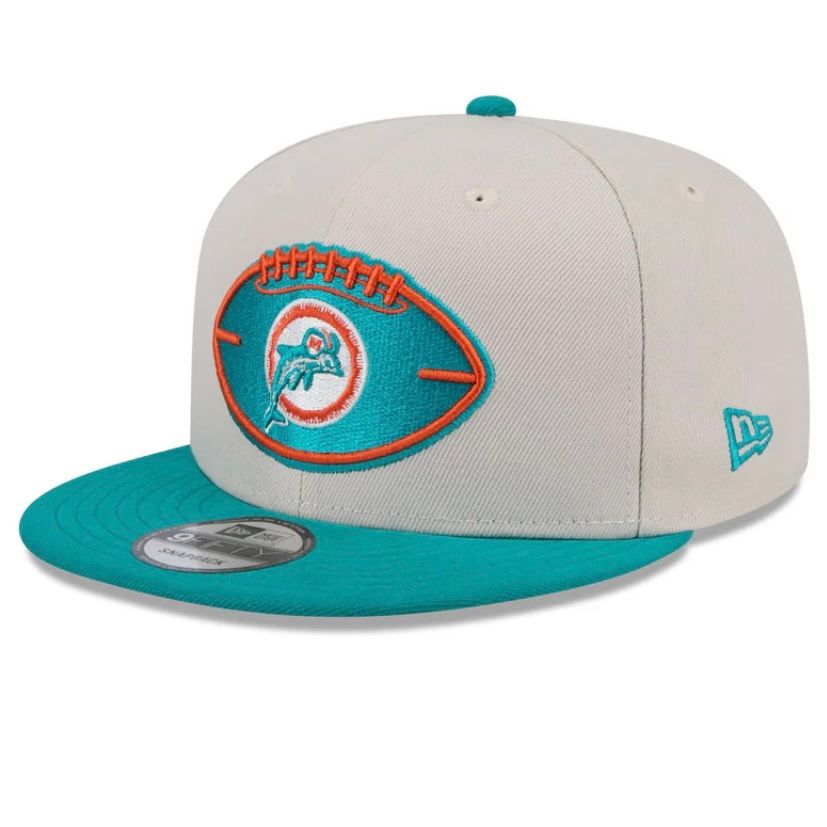 Miami Dolphins Men’s Historic Sideline New Era 9FIFTY Snapback Hat
