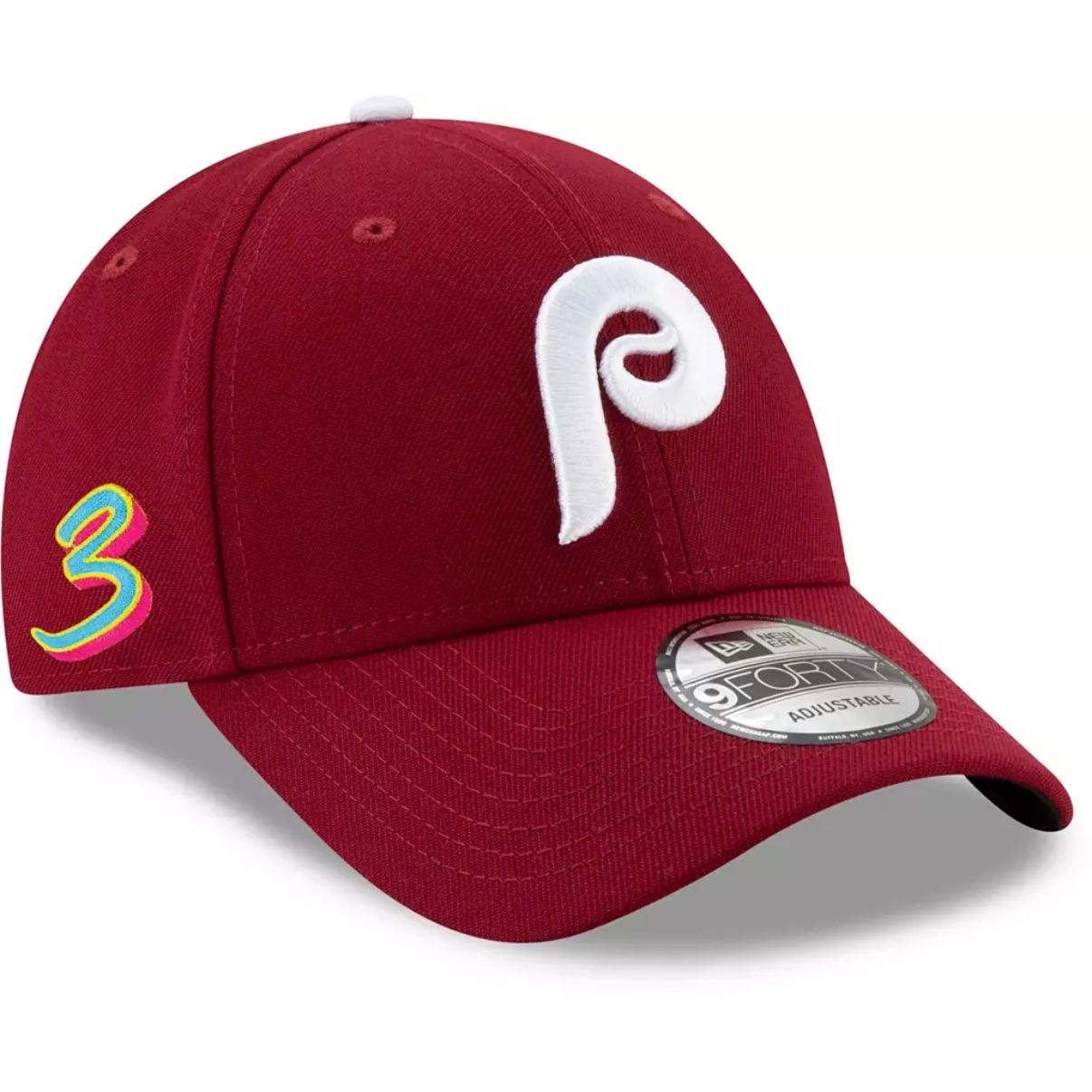 Philadelphia Phillies Bryce Harper Men’s Maroon New Era Player’s Weekend 9FORTY Adjustable Hat