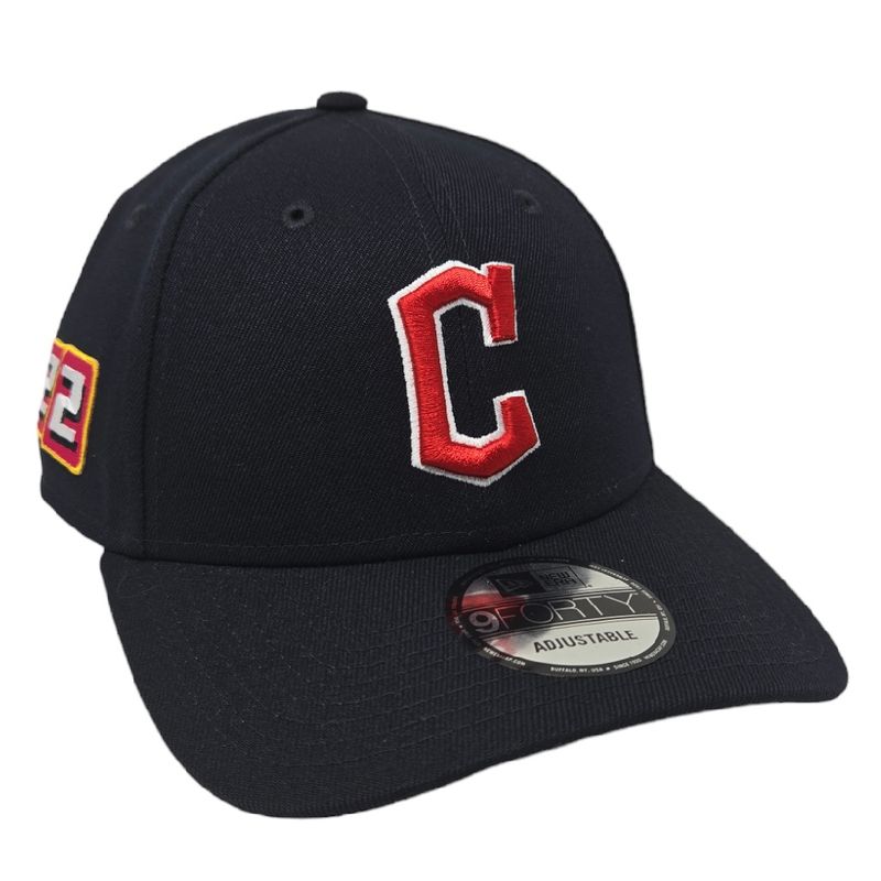 Cleveland Guardians Josh Naylor Men’s New Era Navy Player’s Weekend 9FORTY Adjustable Hat
