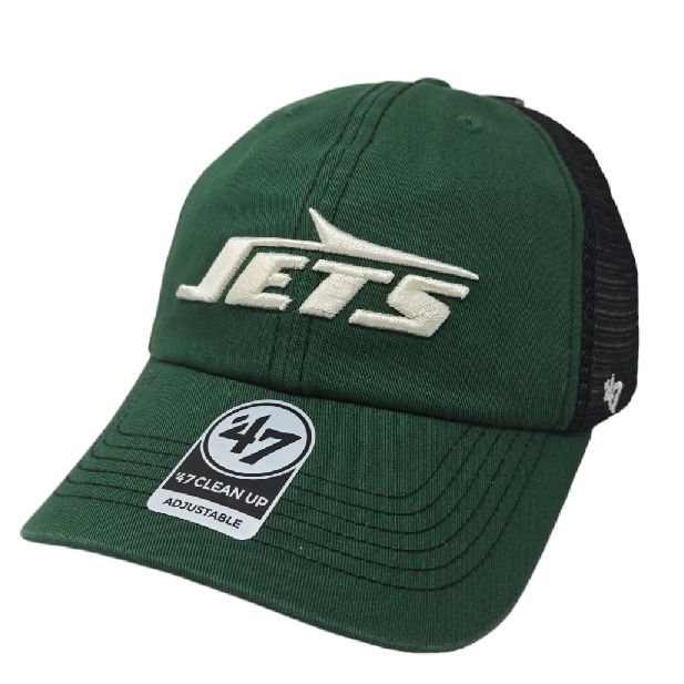 New York Jets Men’s 47 Brand Clean Up Adjustable Hat New York Jets Men’s 47 Brand Clean Up Adjustable Hat