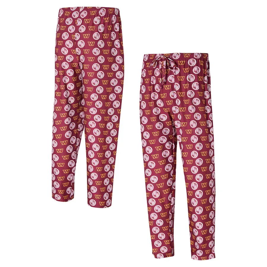 Washington Commanders Men's Concepts Sport Record Pajama Pants Washington Commanders Men's Concepts Sport Record Pajama Pants