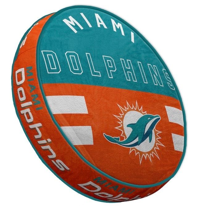 Miami Dolphins Pegasus 15” Circle Plushlete Pillow